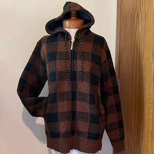 Men or women’s Flannel Sherpa Zip up